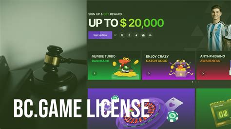BC Game Casino license.